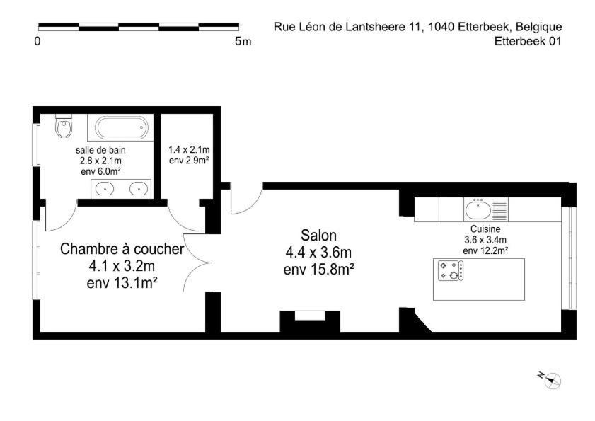 Apartment In Brussels, Lantsheere By Homenhancement Sa 외부 사진